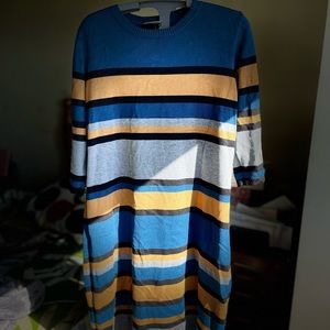 Allison brittney size M midi multi color dress